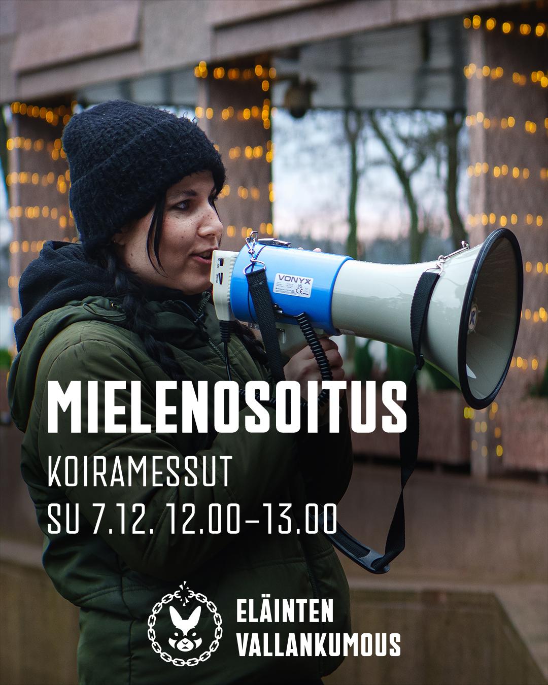 Mielenosoitus luolakoirien taipumuskokeita vastaan