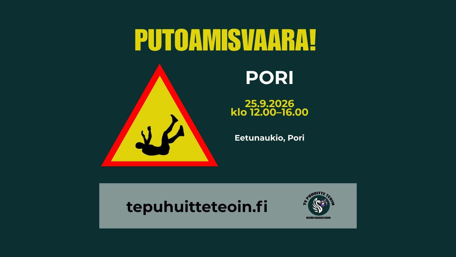 PUTOAMISVAARA -mielenosoitus PORI - Kuva 1