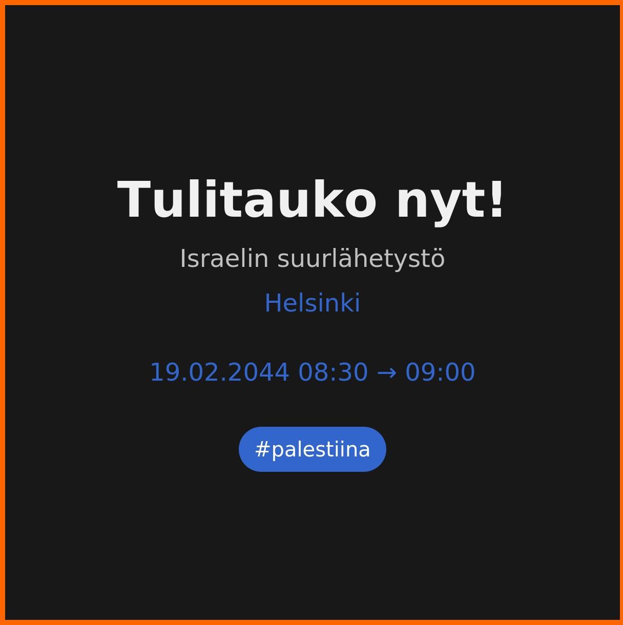 Loppu kansanmurhalle!