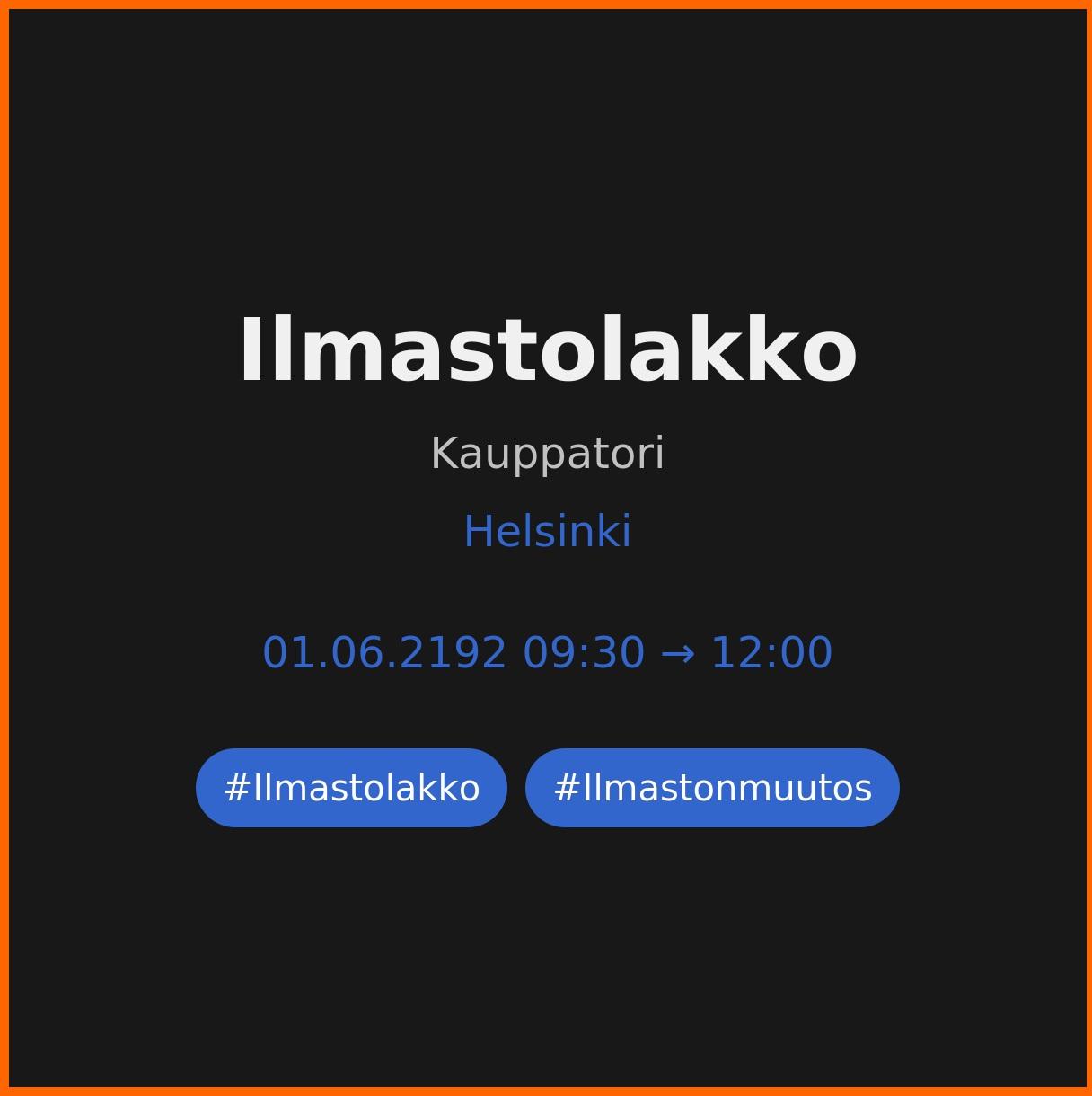 Ilmastolakko