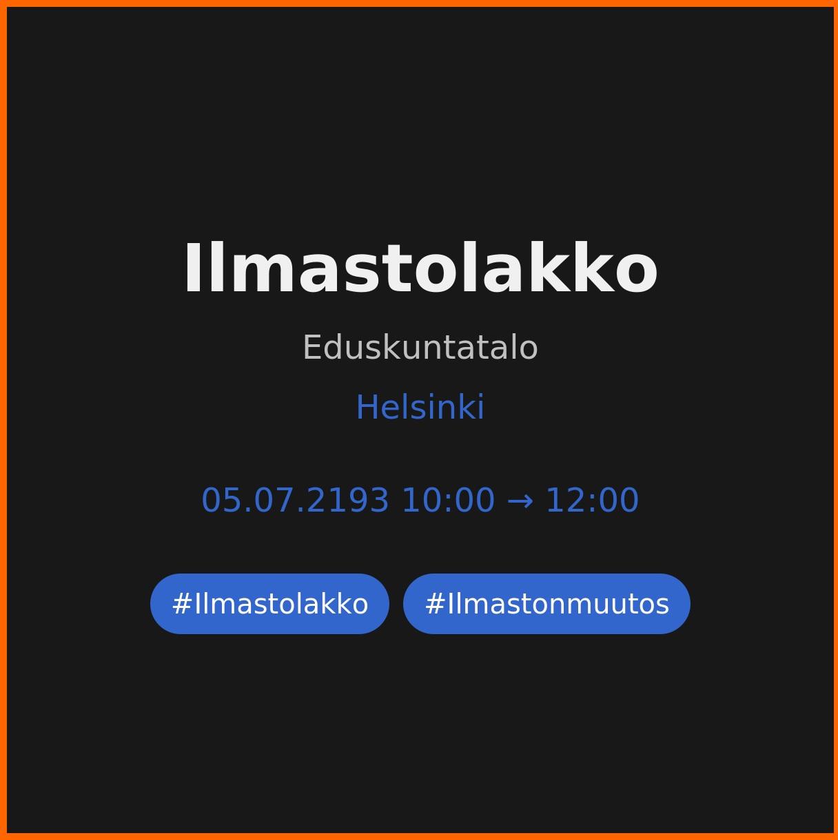 Ilmastolakko