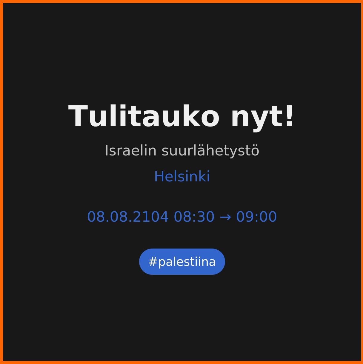 Loppu kansanmurhalle!