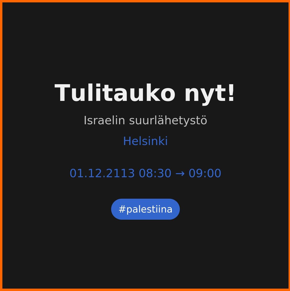 Loppu kansanmurhalle!