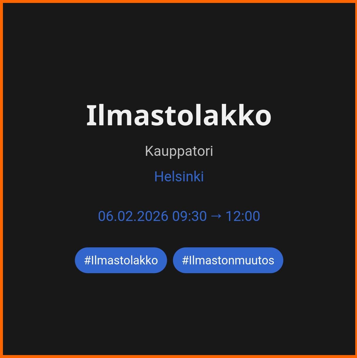 Ilmastolakko