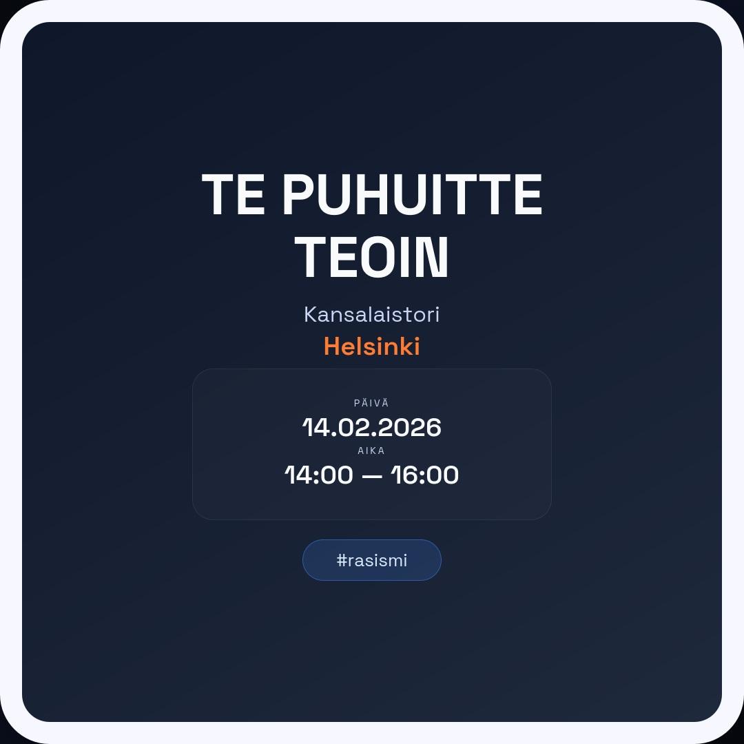 TE PUHUITTE TEOIN
