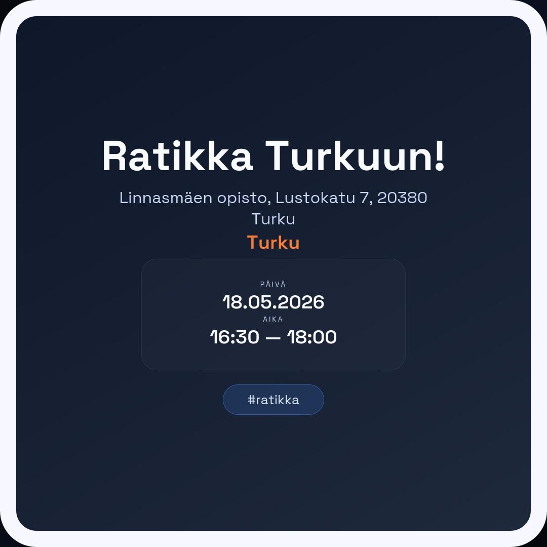Ratikka Turkuun!