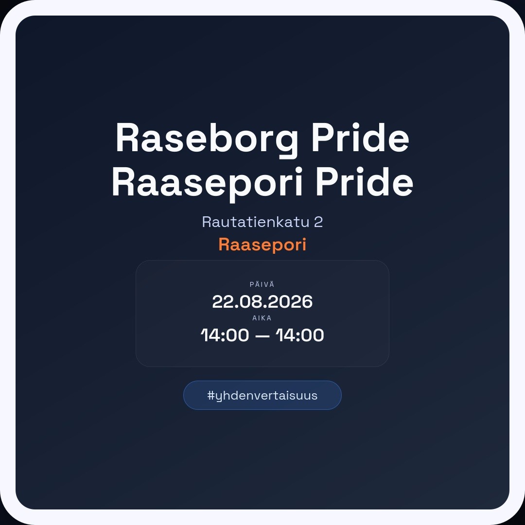 Raseborg Pride Raasepori Pride